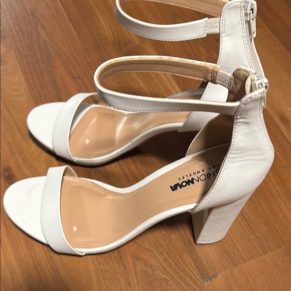 Fashion Nova White Women's Heels - Picture 2 of 3